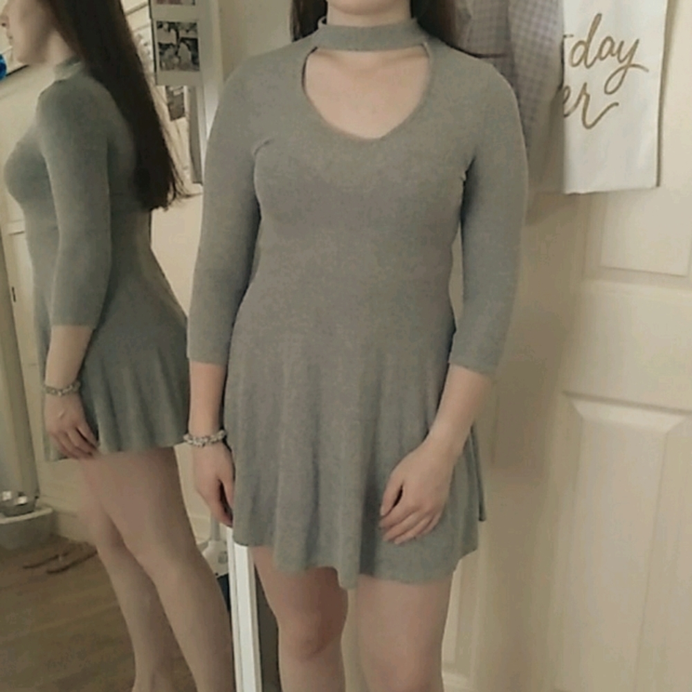 Gray dress